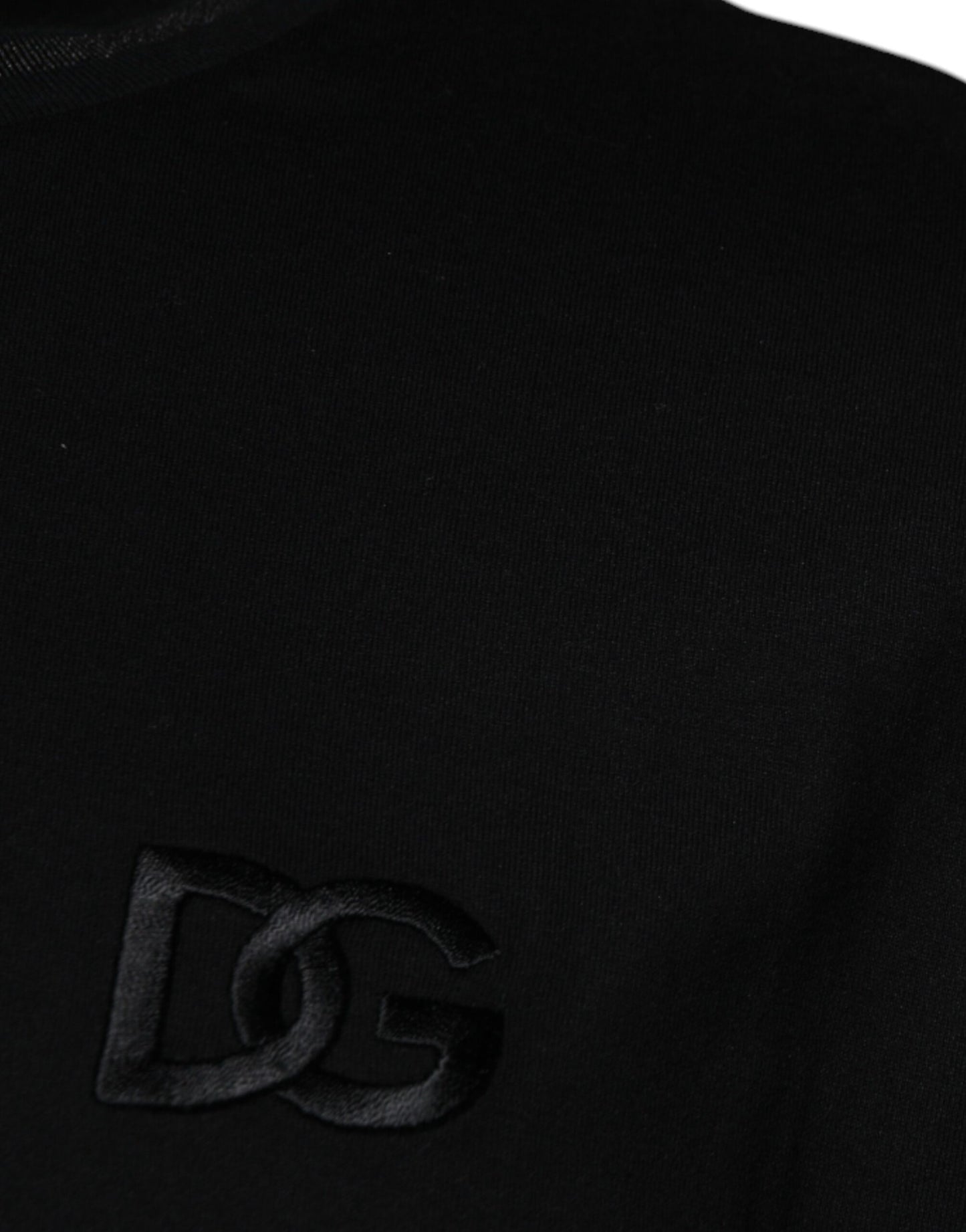 Dolce & Gabbana Black Crew Neck Short Sleeve T-shirt Dolce & Gabbana