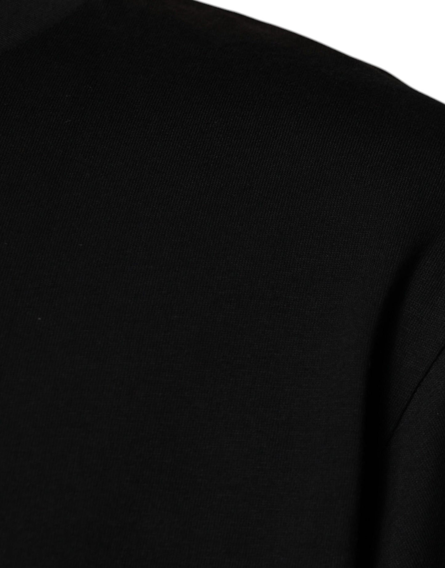 Dolce & Gabbana Black Crew Neck Short Sleeve T-shirt Dolce & Gabbana