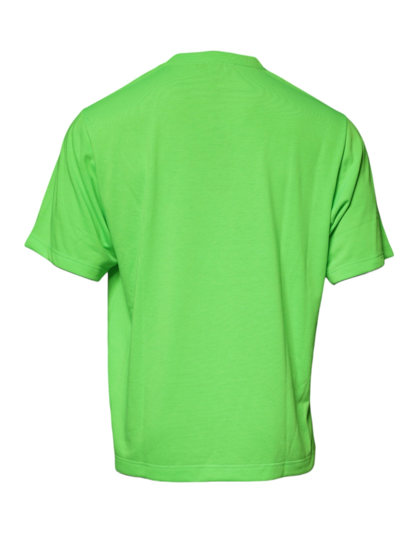 Dolce & Gabbana Green DG Logo Cotton Crew Neck T-shirt Dolce & Gabbana