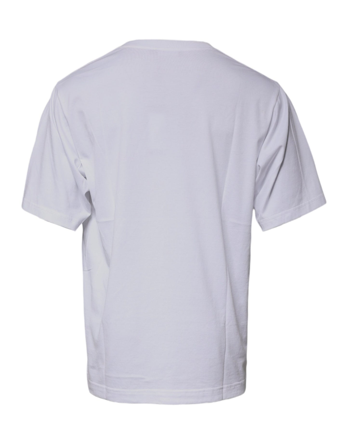 Dolce & Gabbana White DG Milano Cotton Crew Neck T-shirt Dolce & Gabbana