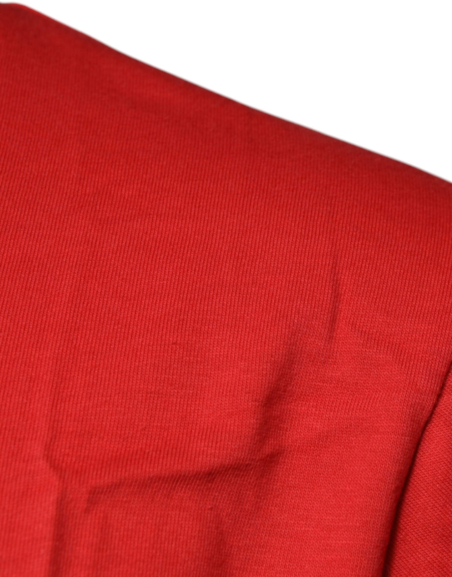 Dolce & Gabbana Red DG Logo Cotton Crew Neck T-shirt Dolce & Gabbana