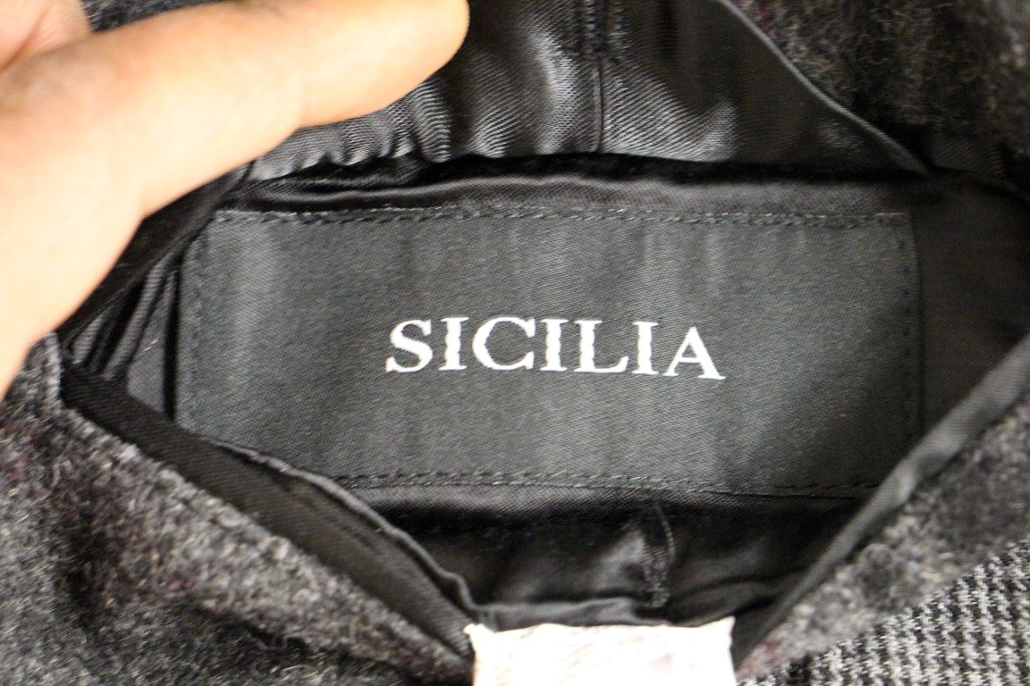 Dolce & Gabbana Gray Double Breasted Coat Jacket Dolce & Gabbana