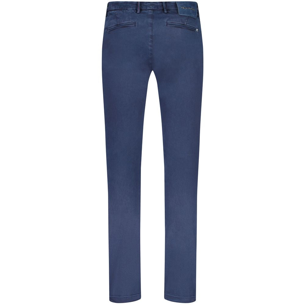 Tramarossa Blue Cotton Jeans & Pant Tramarossa