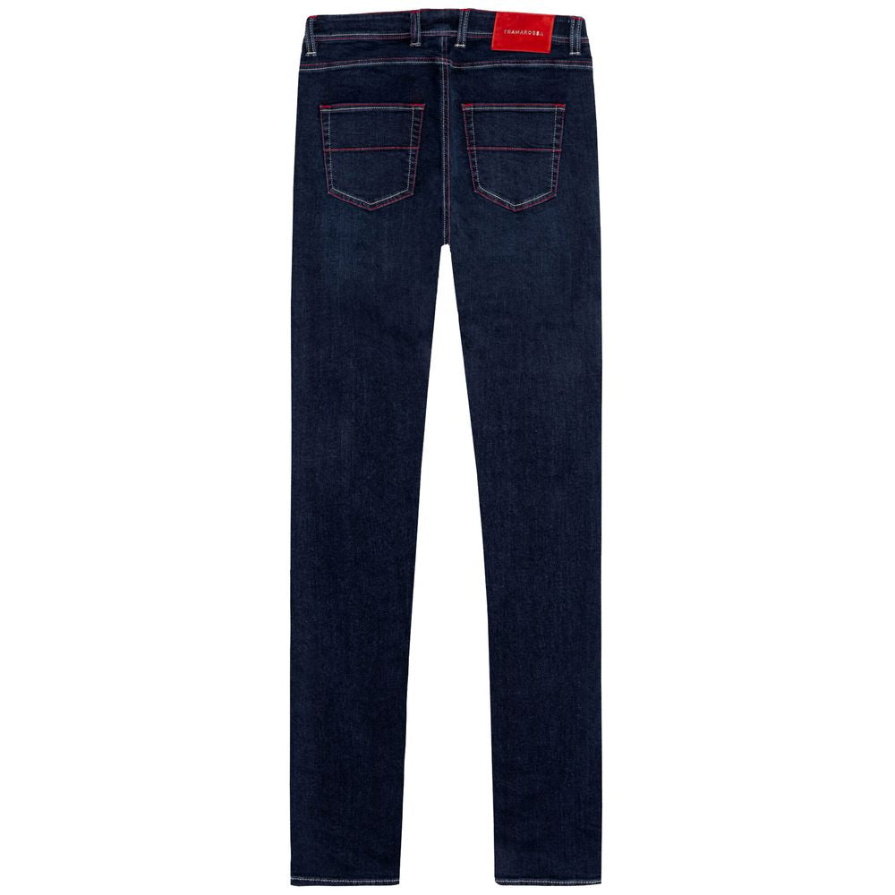 Tramarossa Blue Cotton Jeans & Pant Tramarossa
