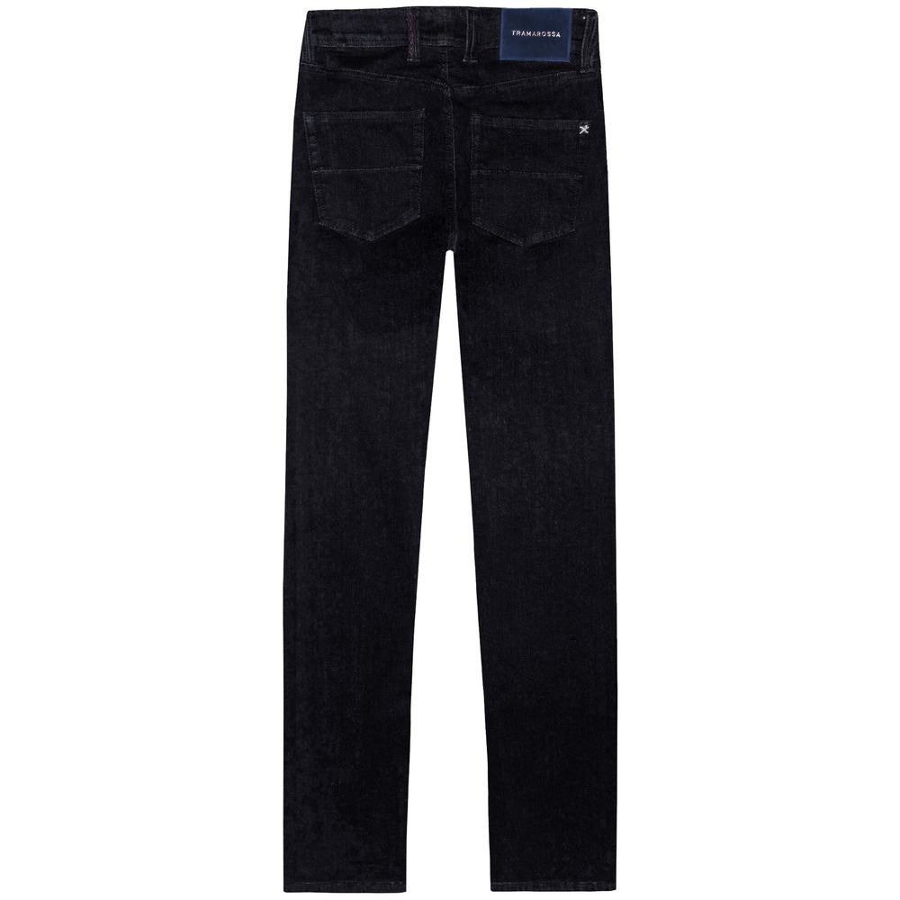 Tramarossa Black Cotton Jeans & Pant Tramarossa