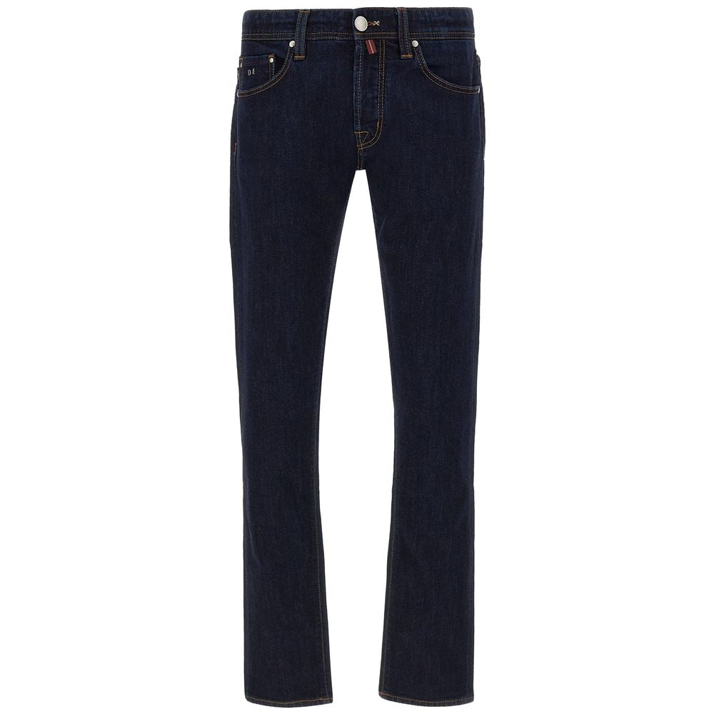 Tramarossa Blue Cotton Jeans & Pant Tramarossa