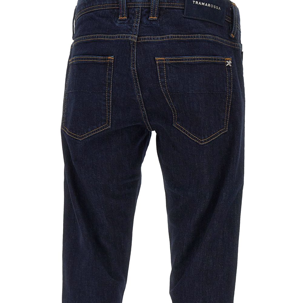 Tramarossa Blue Cotton Jeans & Pant Tramarossa
