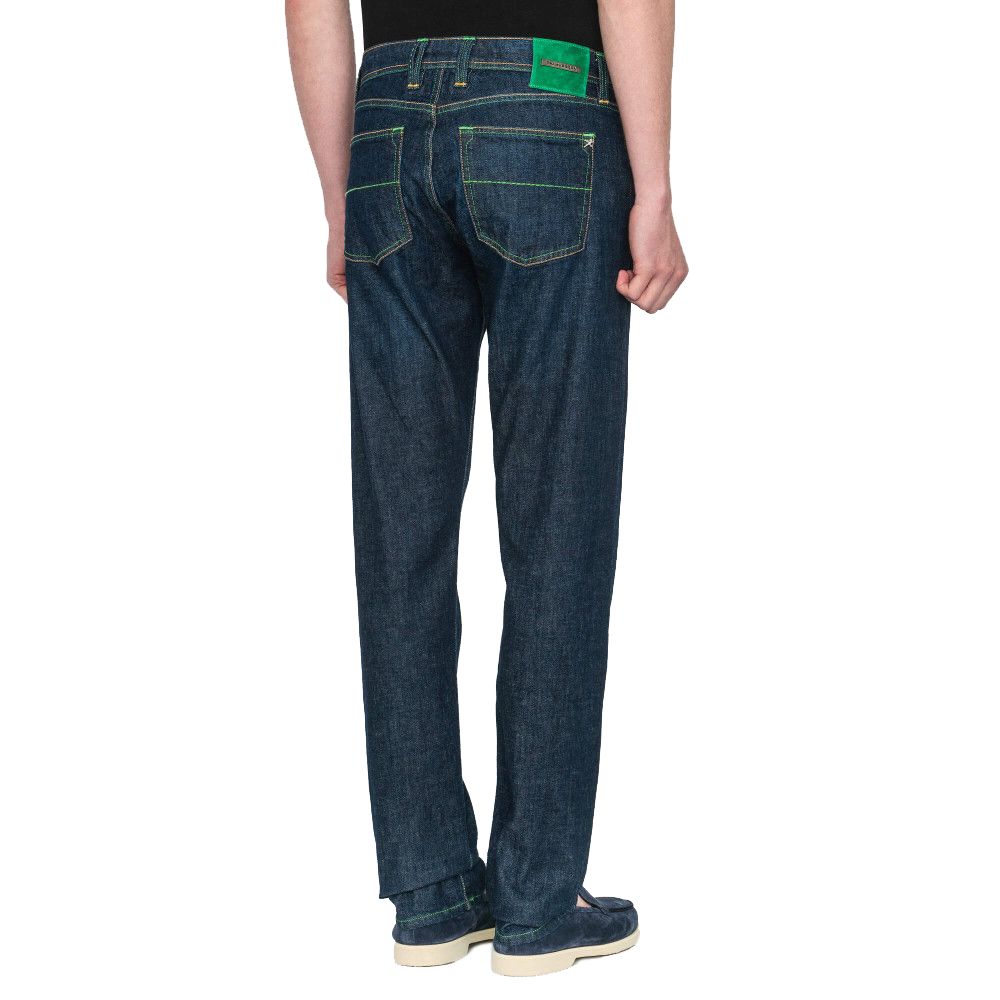 Tramarossa Blue Cotton Jeans & Pant Tramarossa