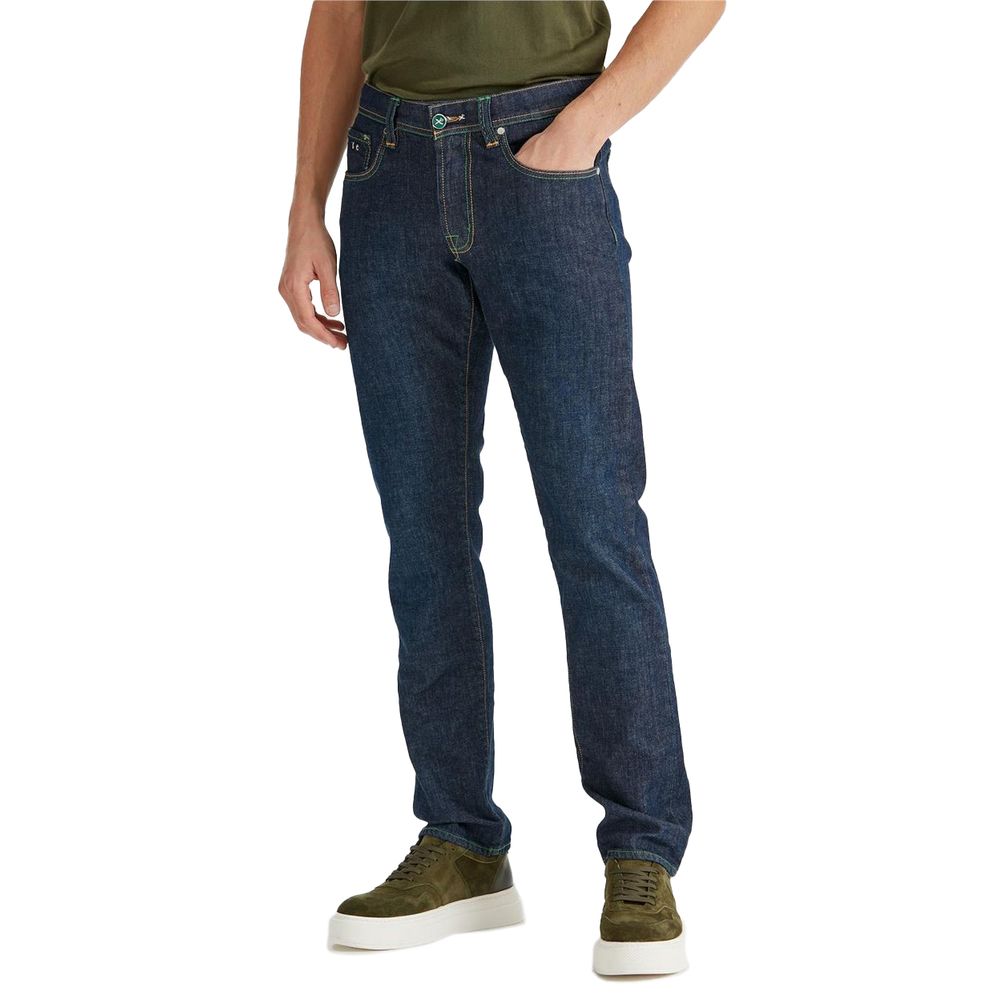 Tramarossa Blue Cotton Jeans & Pant Tramarossa