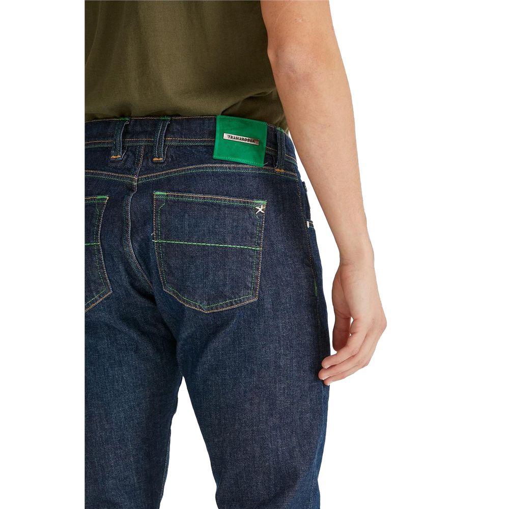 Tramarossa Blue Cotton Jeans & Pant Tramarossa