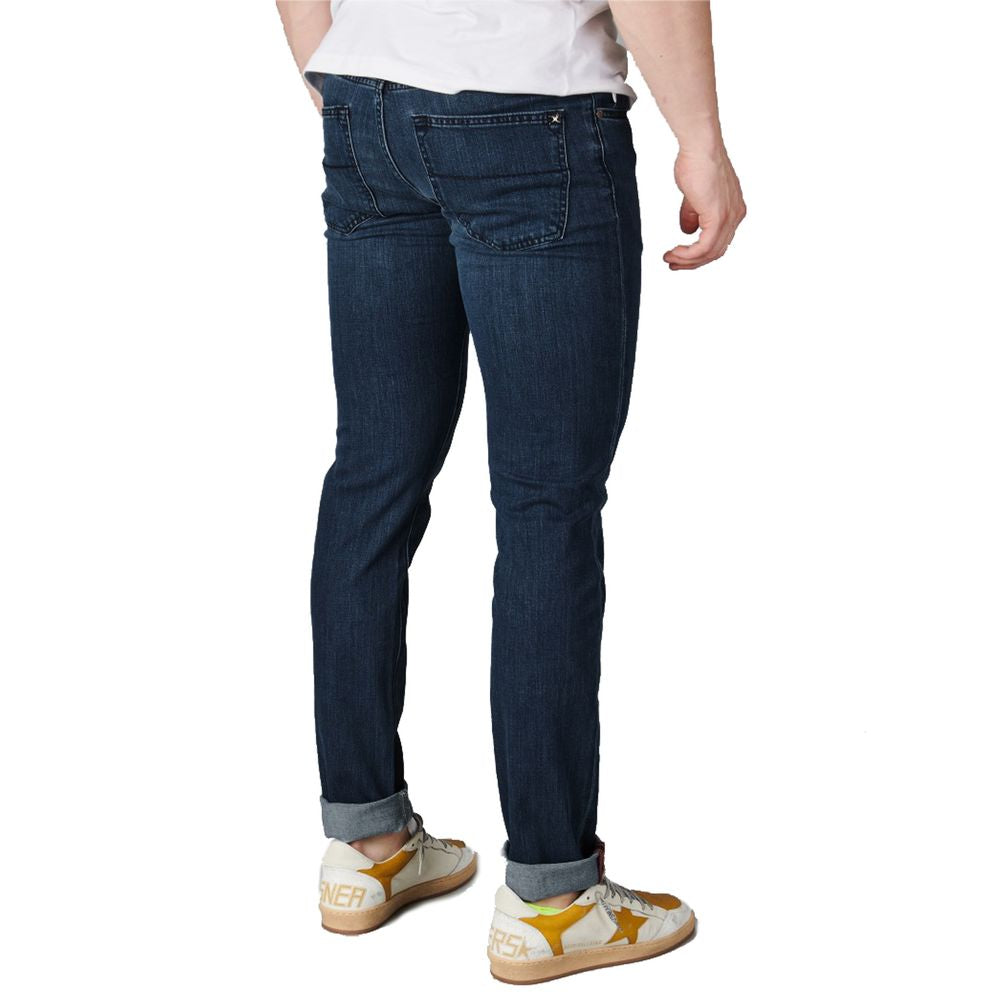 Tramarossa Blue Cotton Jeans & Pant Tramarossa