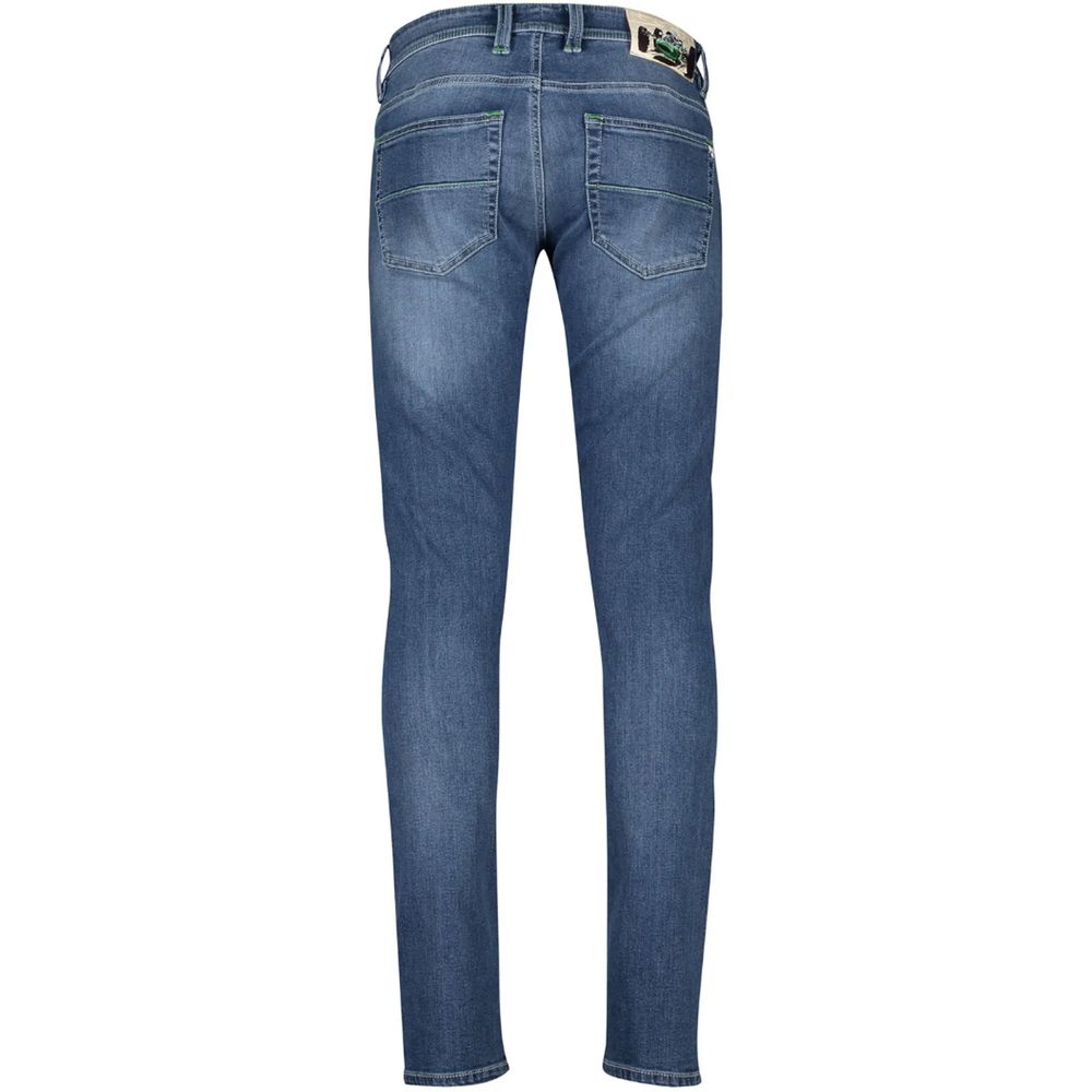 Tramarossa Blue Cotton Jeans & Pant Tramarossa