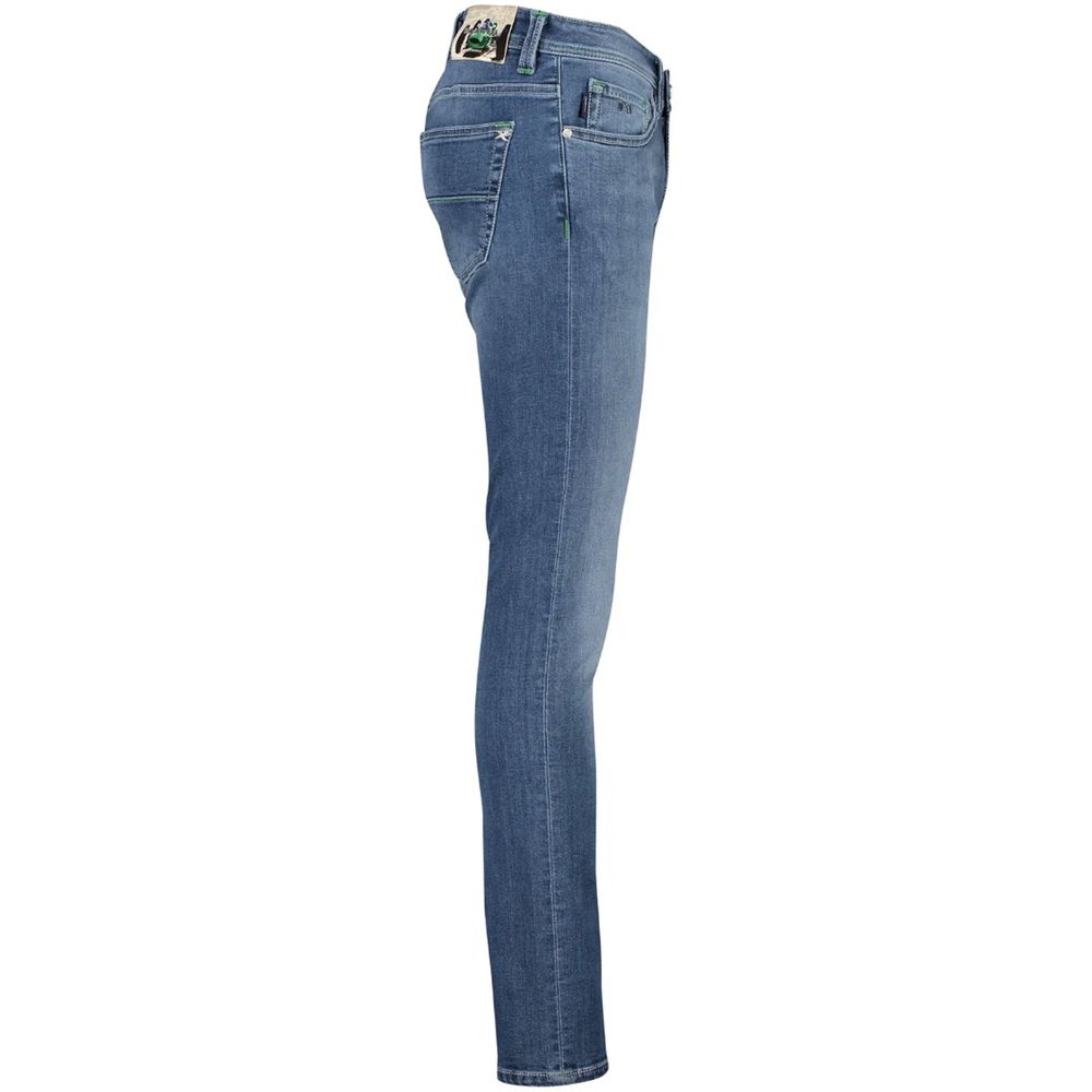 Tramarossa Blue Cotton Jeans & Pant Tramarossa