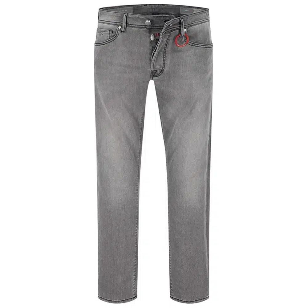 Tramarossa Gray Cotton Jeans & Pant Tramarossa