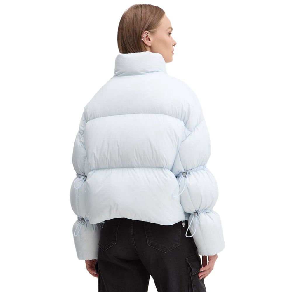 Moose Knuckles Light Blue Nylon Women Jacket Moose Knuckles