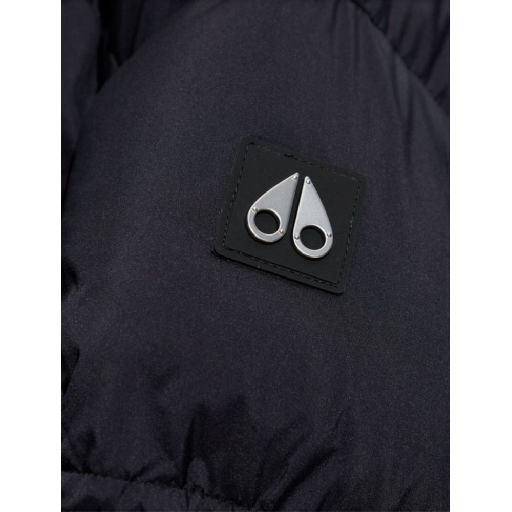 Moose Knuckles Black Nylon Jackets & Coat Moose Knuckles