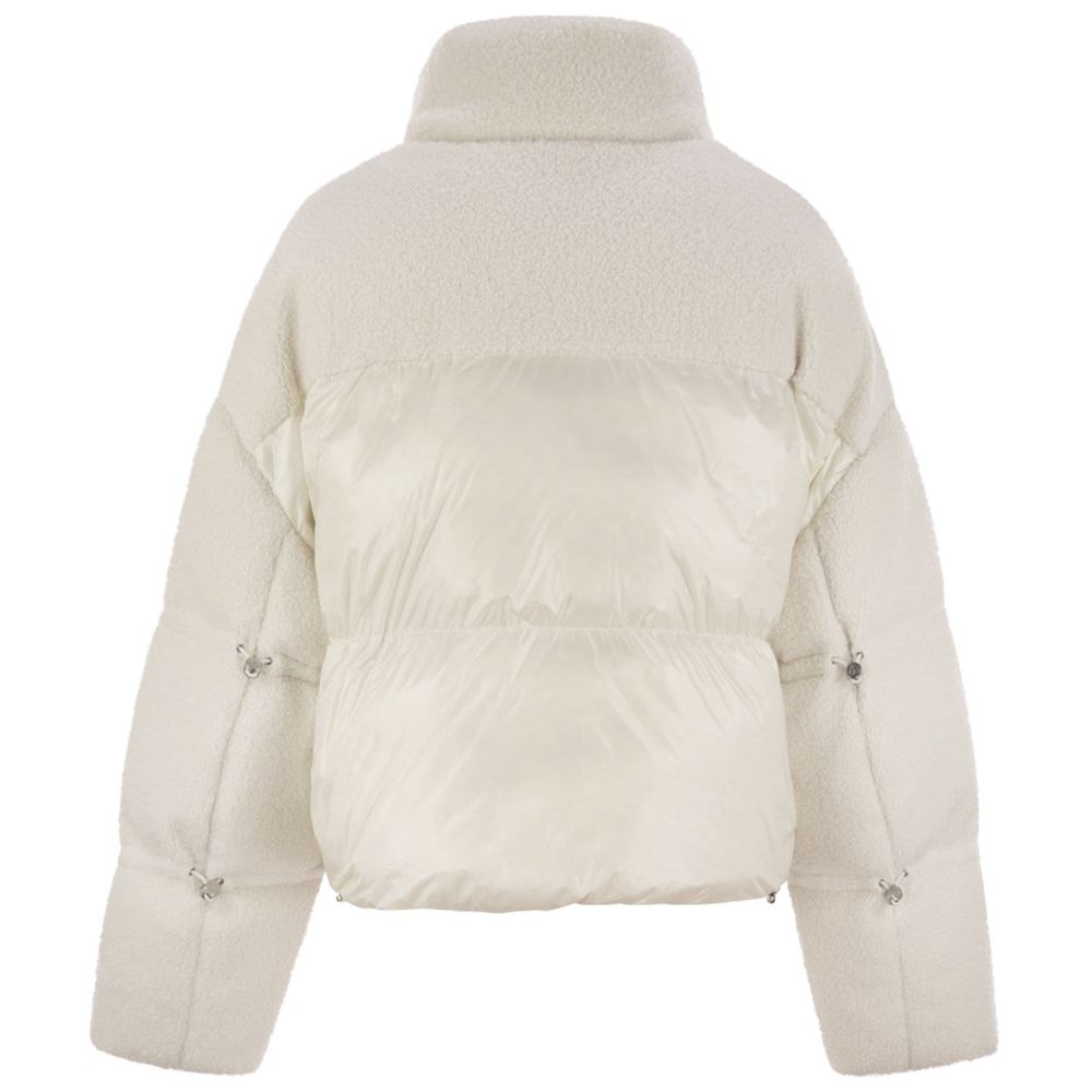 Moose Knuckles White Nylon Jackets & Coat Moose Knuckles
