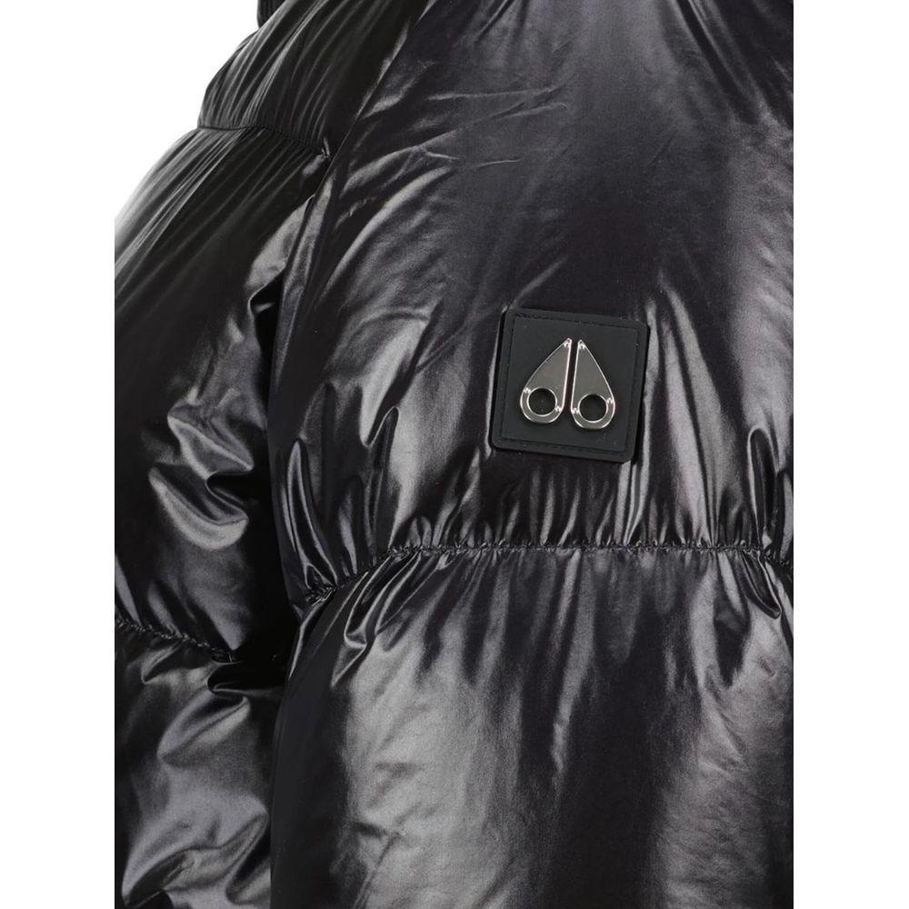 Moose Knuckles Black Nylon Jackets & Coat Moose Knuckles