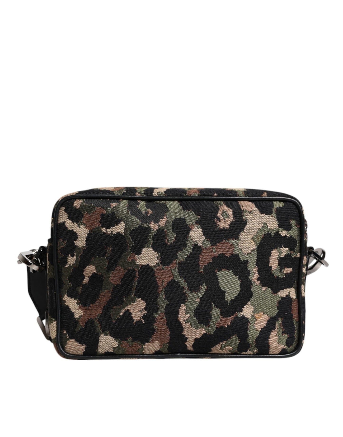 Dolce & Gabbana Multicolor Leopard Jacquard DG Logo Crossbody Bag Dolce & Gabbana