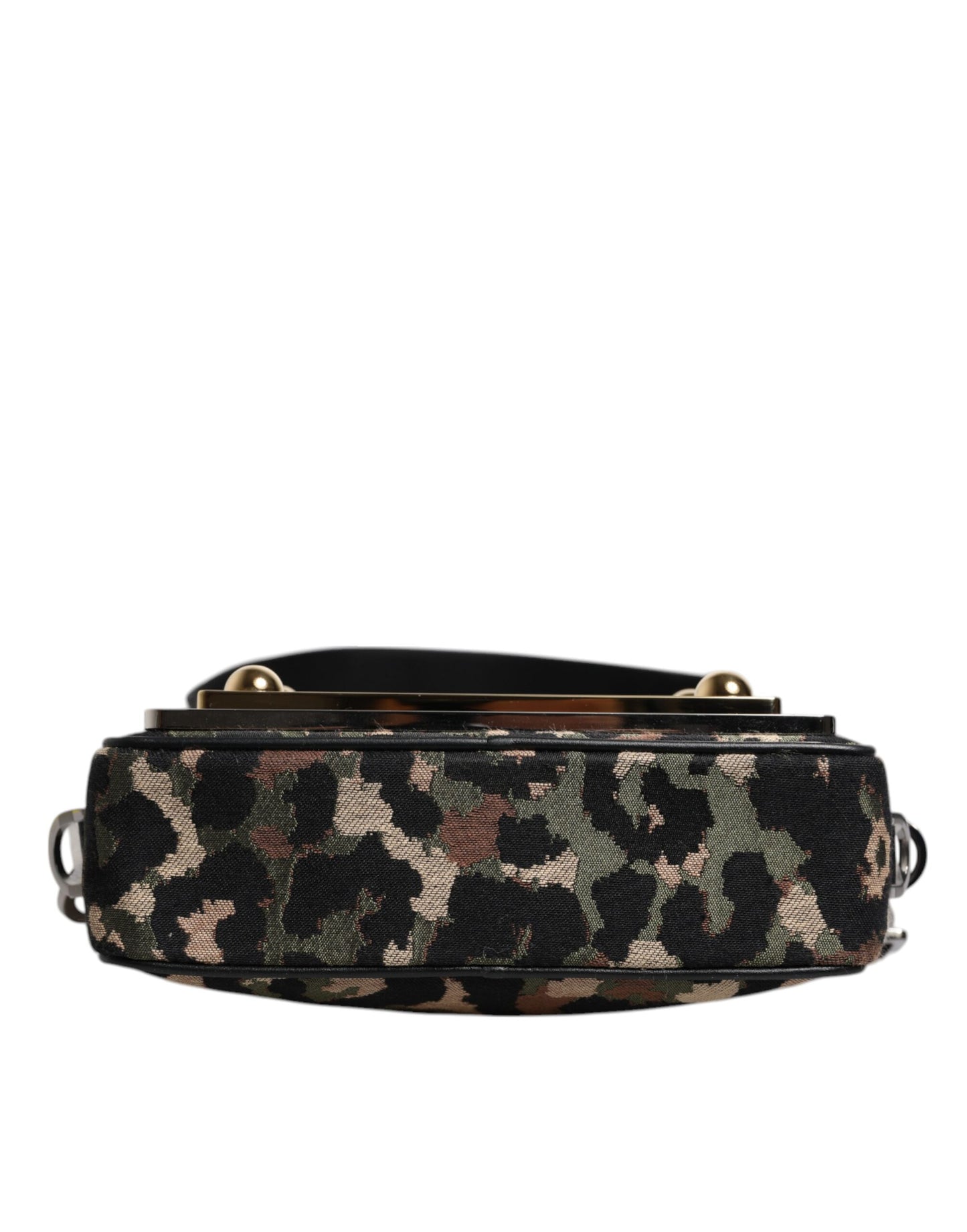 Dolce & Gabbana Multicolor Leopard Jacquard DG Logo Crossbody Bag Dolce & Gabbana