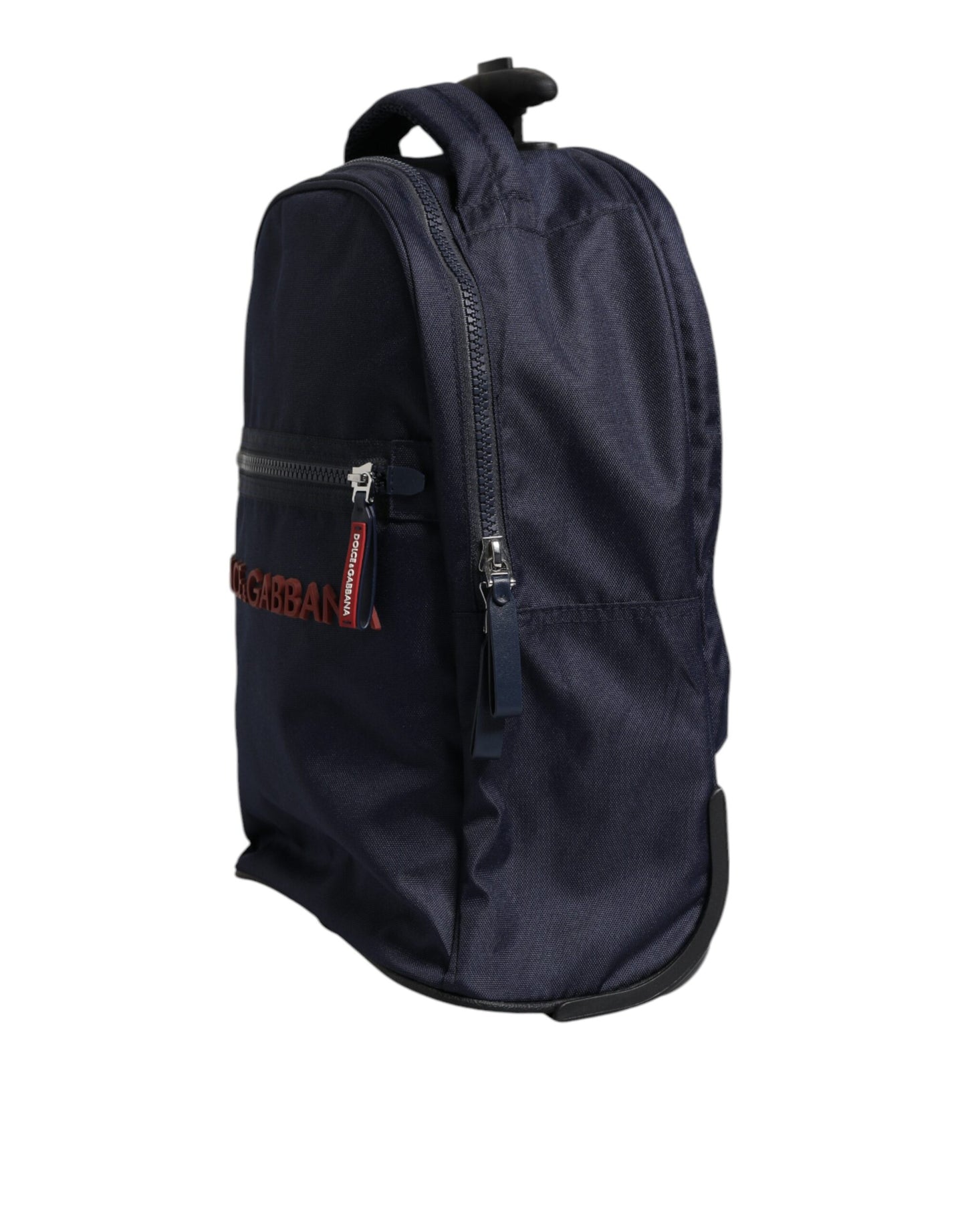 Dolce & Gabbana Blue Red Polyester Kids Back Pack Wheel Suitcase Bag Dolce & Gabbana