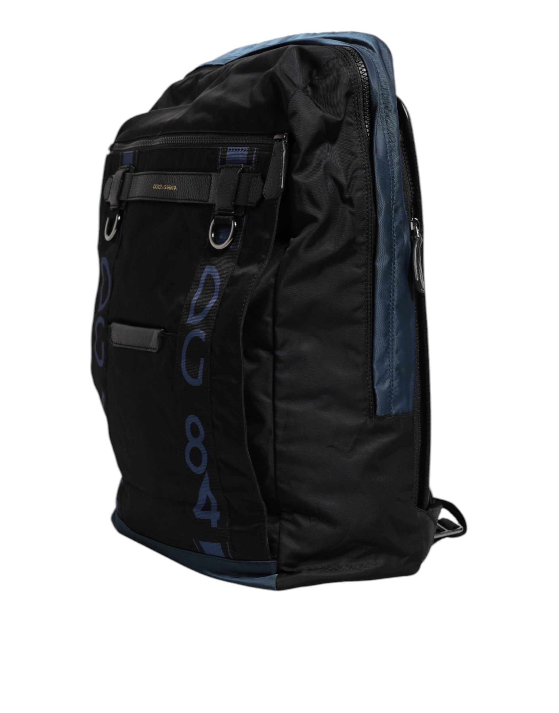 Dolce & Gabbana Black Nylon DG Logo School Backpack Bag Dolce & Gabbana