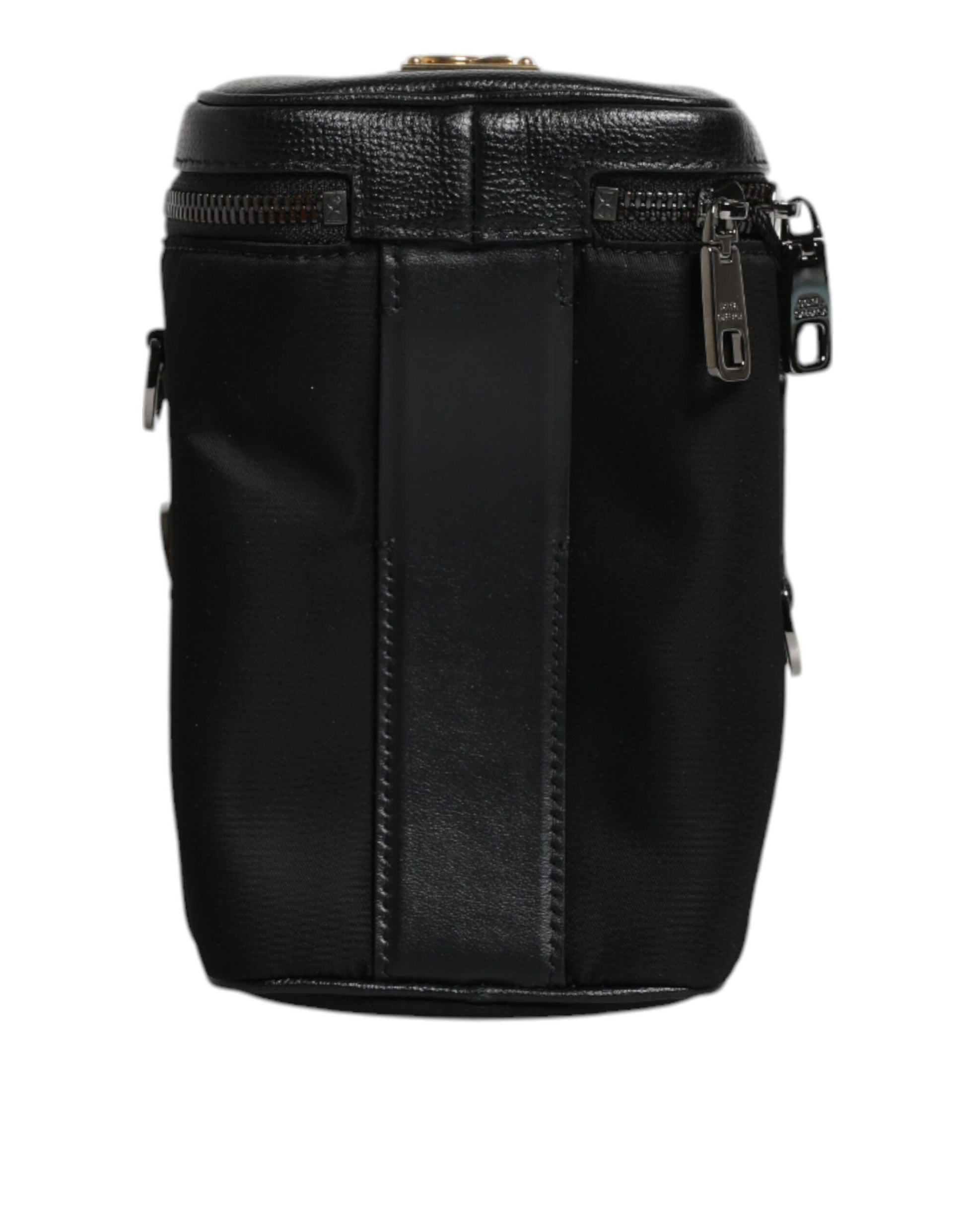 Dolce & Gabbana Black Leather Logo Purse Crossbody Camera Bag Dolce & Gabbana