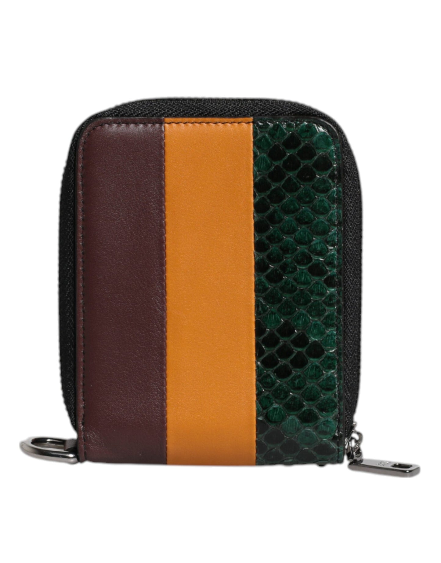 Dolce & Gabbana Multicolor Exotic Leather DG Bifold Card Holder Wallet Dolce & Gabbana