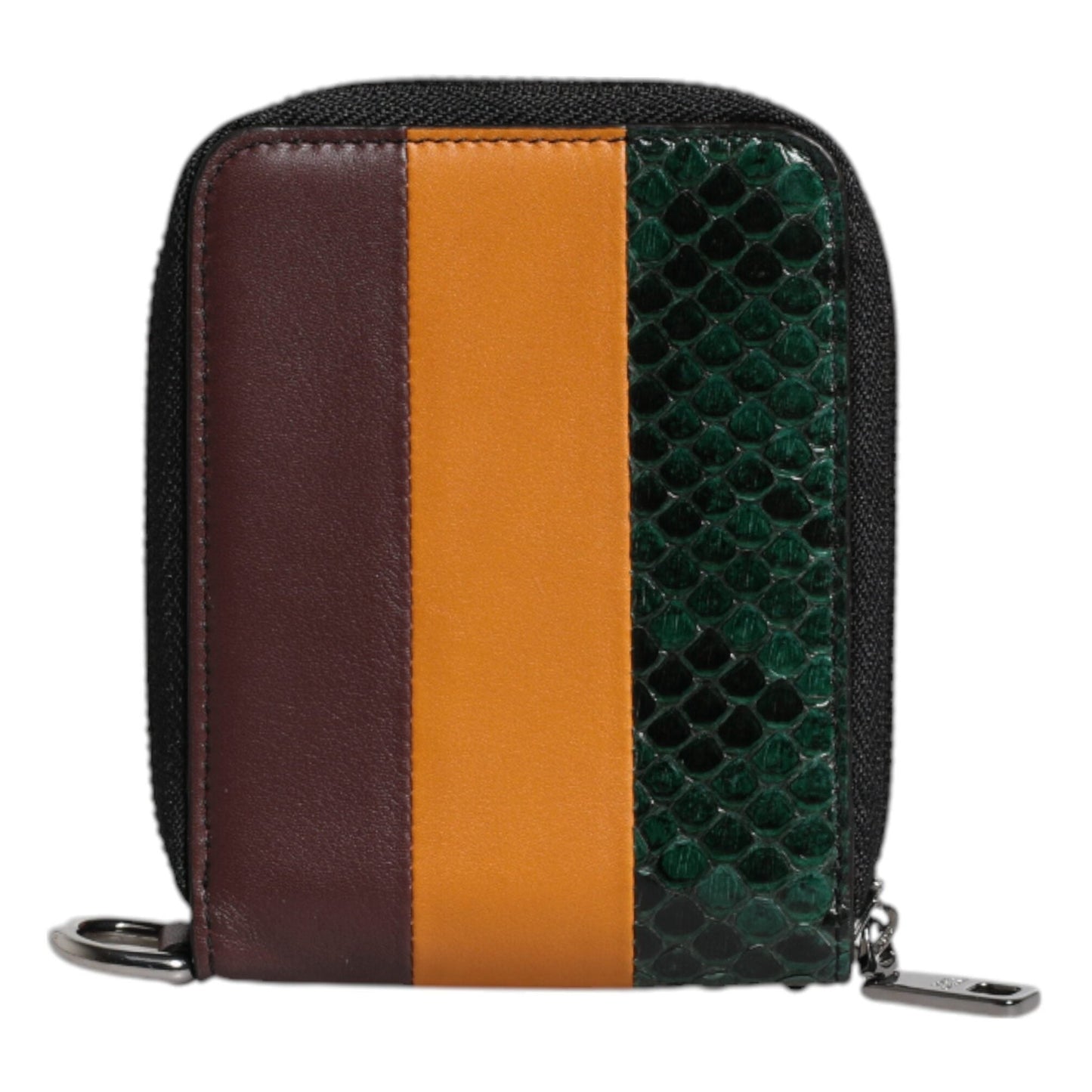 Dolce & Gabbana Multicolor Exotic Leather DG Bifold Card Holder Wallet Dolce & Gabbana
