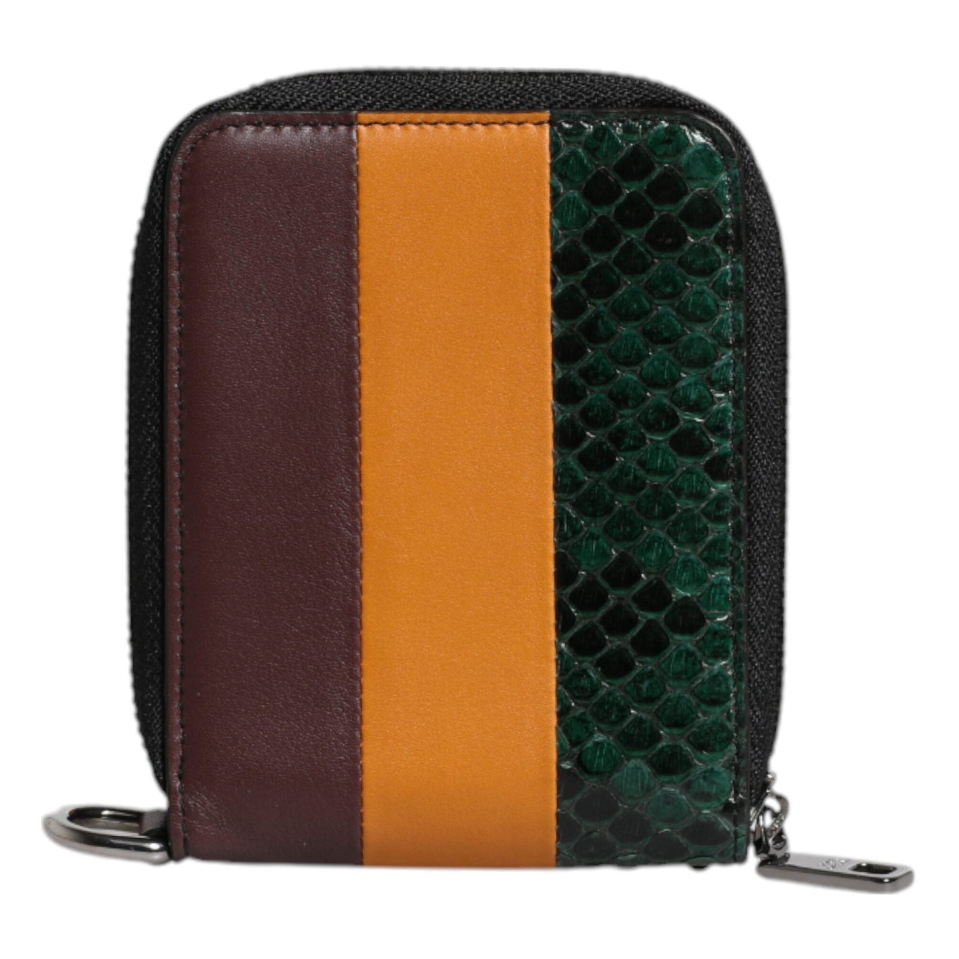 Dolce & Gabbana Multicolor Exotic Leather DG Bifold Card Holder Wallet Dolce & Gabbana