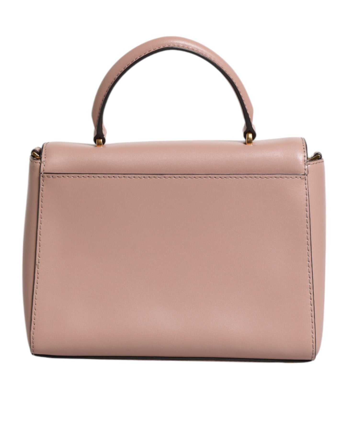 Michael Kors Pink Leather Logo Plaque Crossbody MINDY Satchel Bag Michael Kors