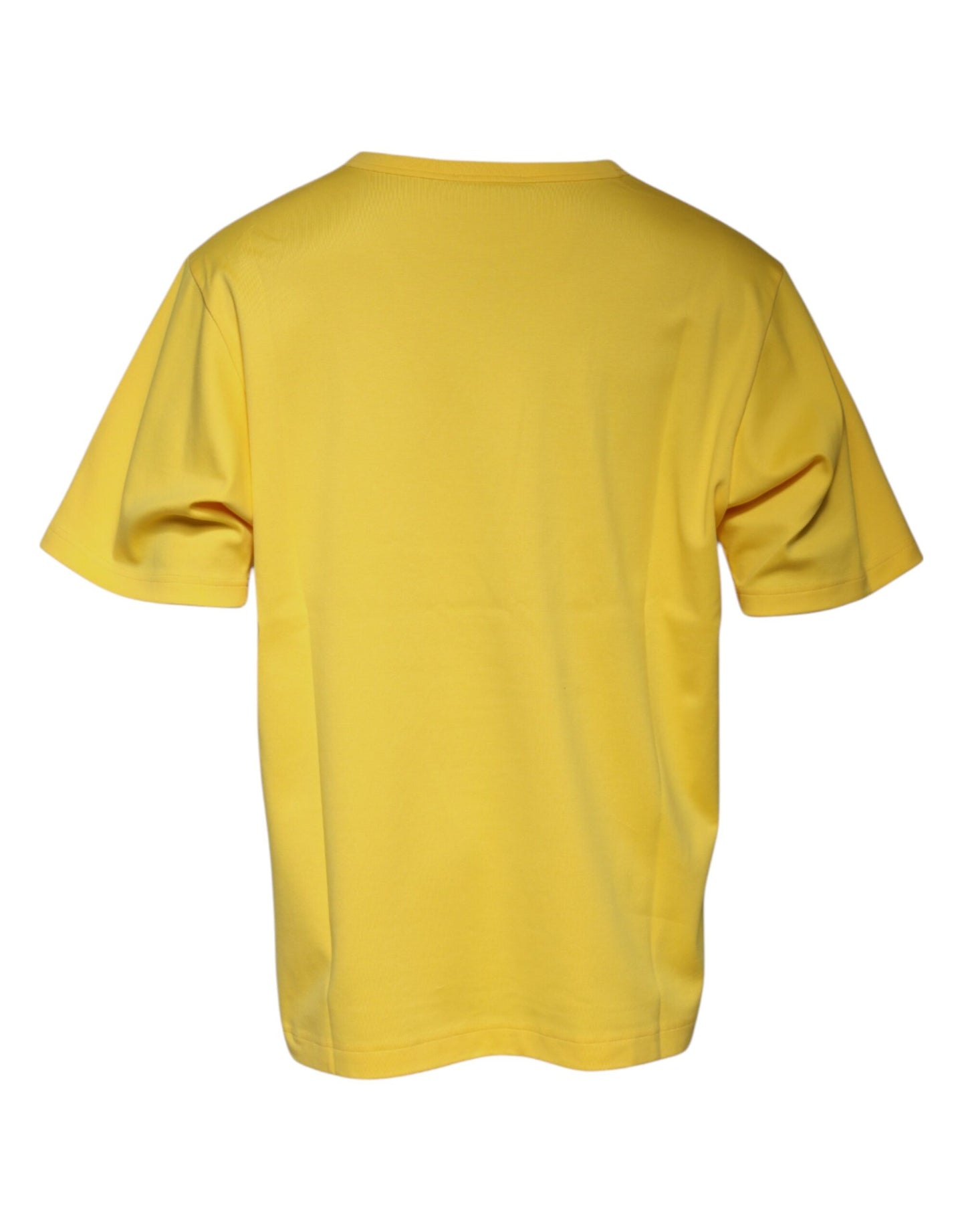 Dolce & Gabbana Yellow Crew Neck Short Sleeves T-shirt Dolce & Gabbana