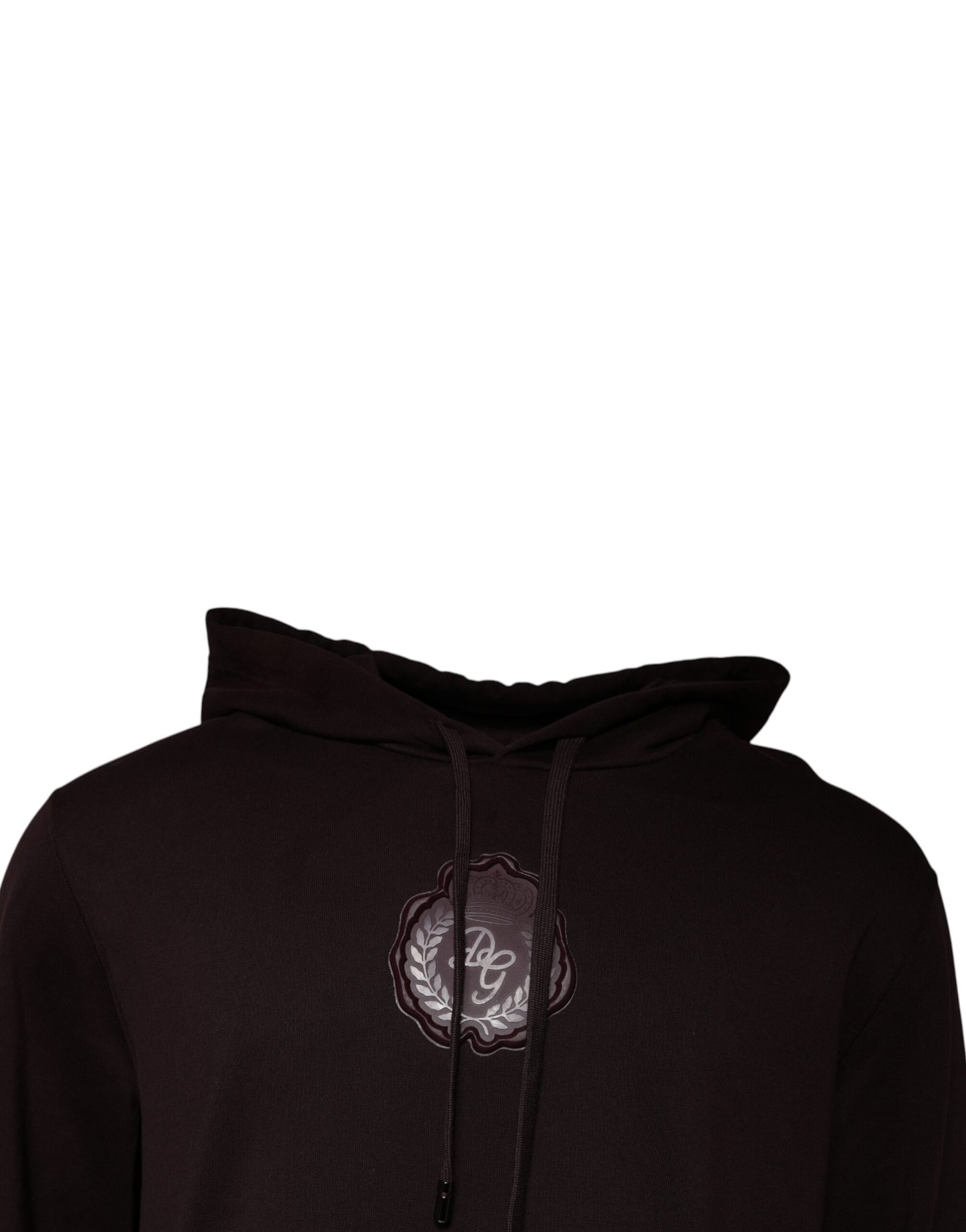 Dolce & Gabbana Brown Cotton Hooded Men Sweatshirt Sweater Dolce & Gabbana