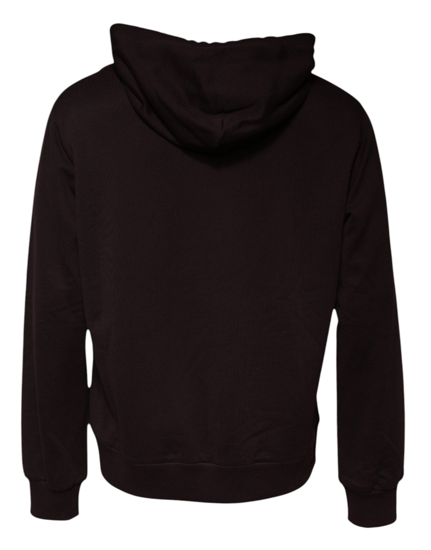 Dolce & Gabbana Brown Cotton Hooded Men Sweatshirt Sweater Dolce & Gabbana