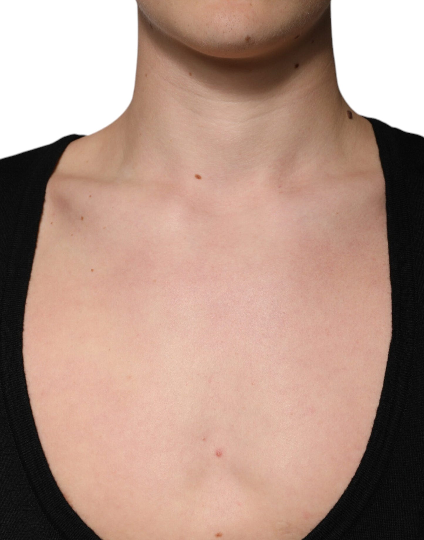 Dolce & Gabbana Black Wool Round Neck Pullover Sweater Dolce & Gabbana