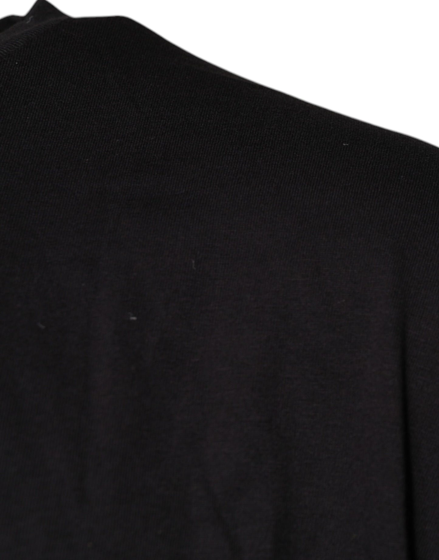 Dolce & Gabbana Black Logo Print Cotton Crew Neck T-shirt Dolce & Gabbana
