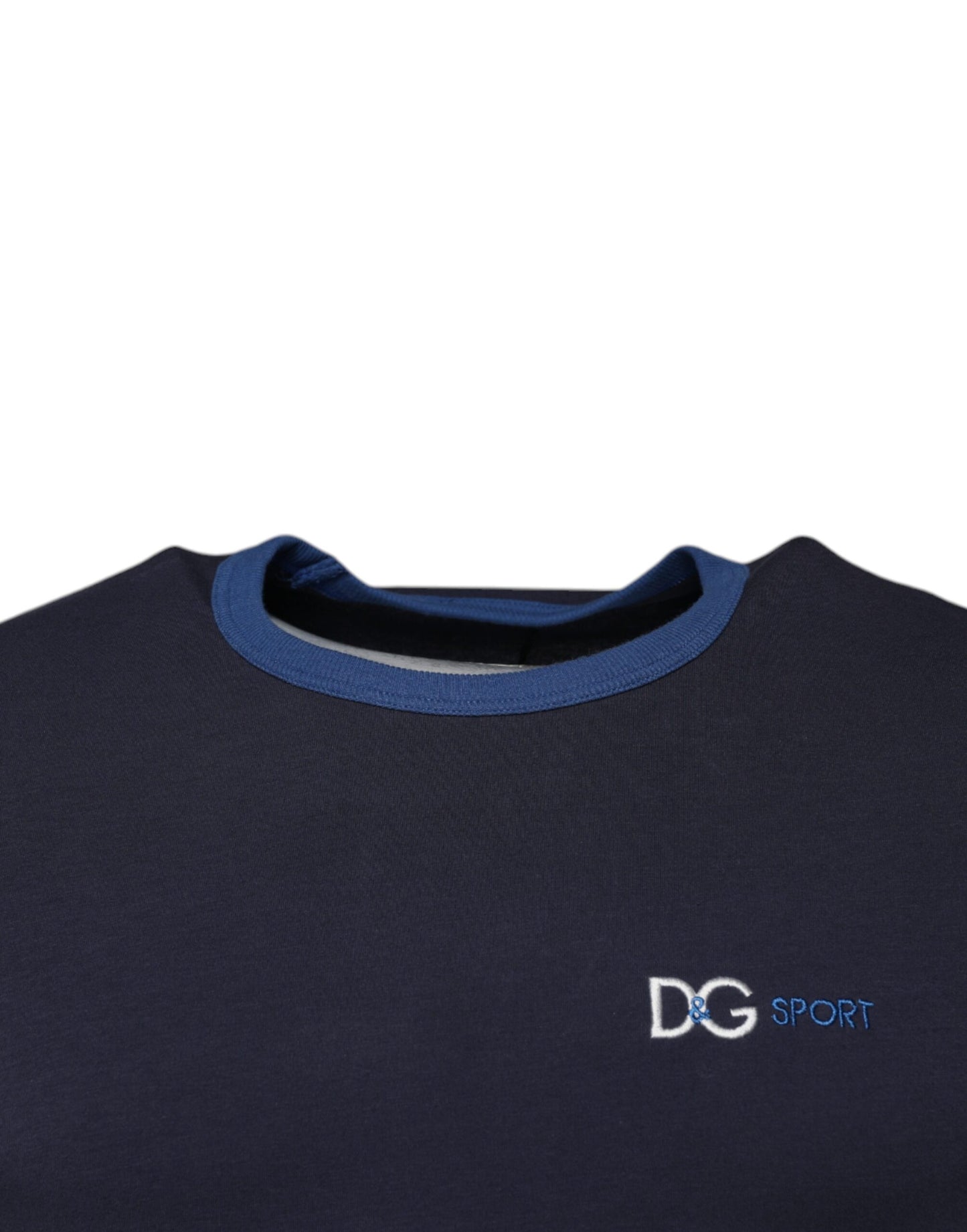 Dolce & Gabbana Blue Cotton Stretch Crewneck Underwear T-shirt Dolce & Gabbana