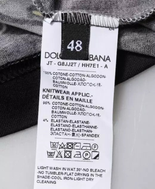 Dolce & Gabbana Black 2019 Year Of The Pig Crew Neck T-shirt Dolce & Gabbana