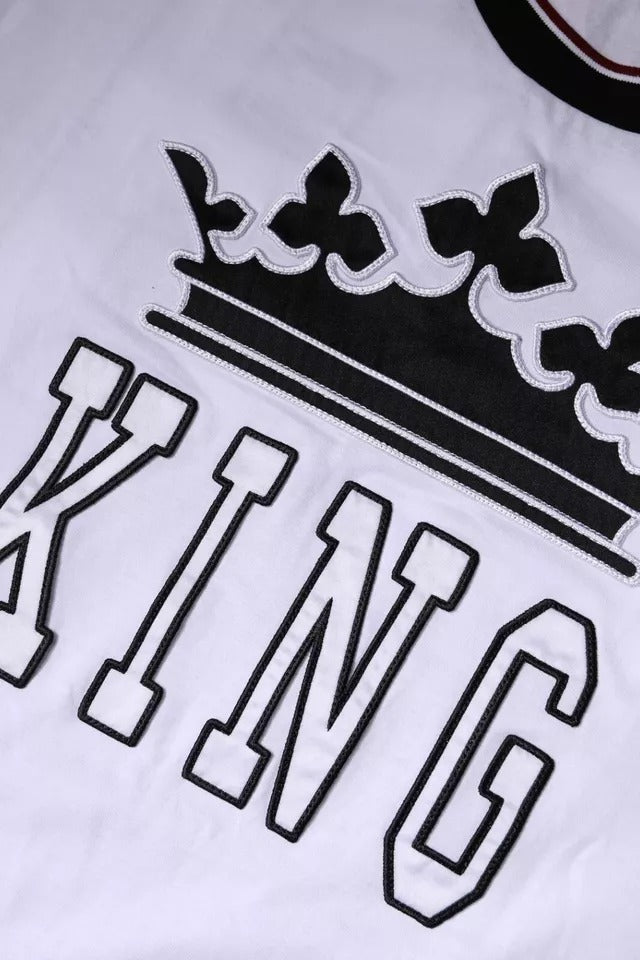 Dolce & Gabbana White Jersey Crew Neck Short Sleeves T-shirt Dolce & Gabbana