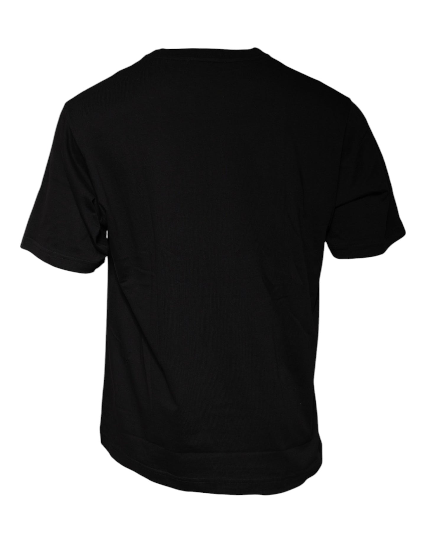 Dolce & Gabbana Black Logo Print Cotton Short Sleeve T-shirt Dolce & Gabbana