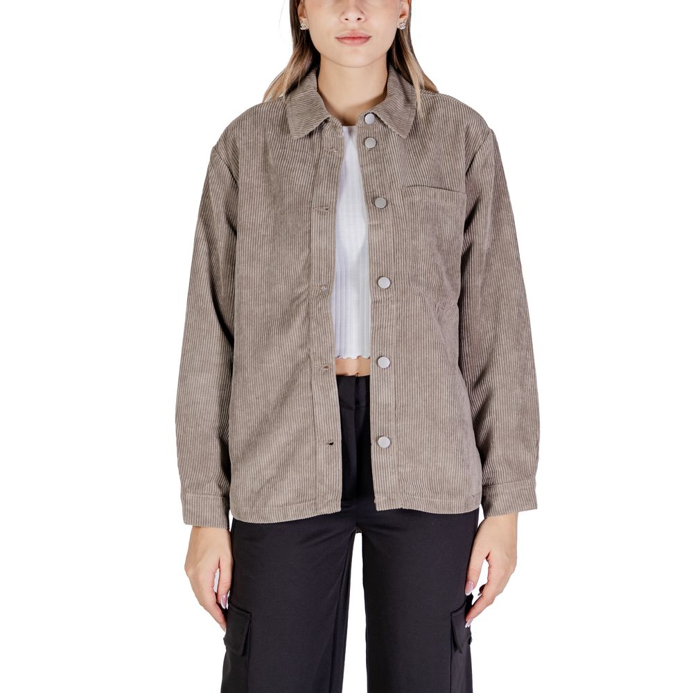 Jacqueline De Yong Beige Polyester Shirt Jacqueline De Yong
