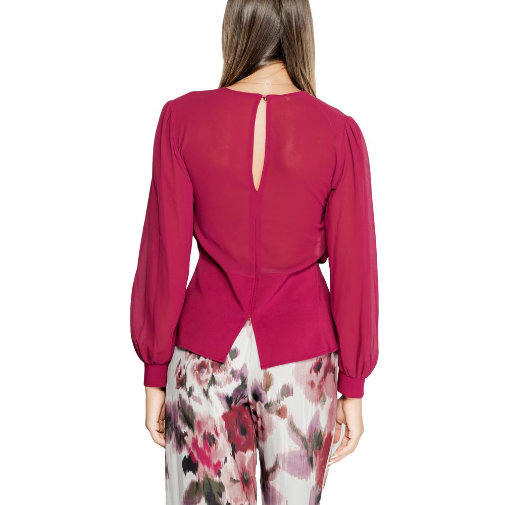 Rinascimento Bordeaux Polyester Blouse Rinascimento