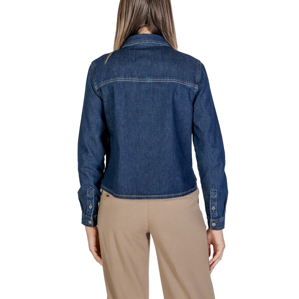 Street One Blue Cotton Shirt Street One