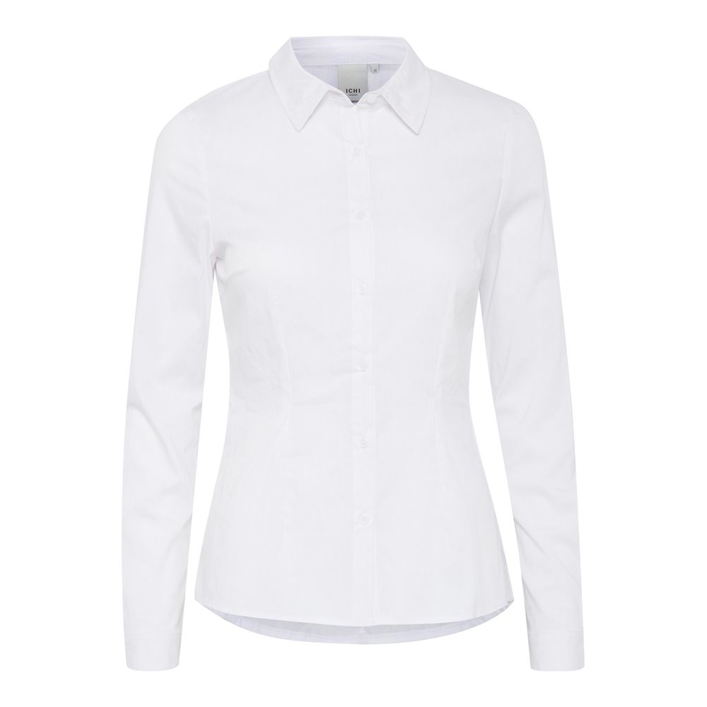 ICHI White Cotton Shirt ICHI
