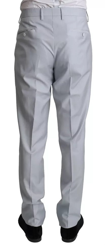 Dolce & Gabbana Light Blue SICILIA Wool 3 Piece Suit Dolce & Gabbana