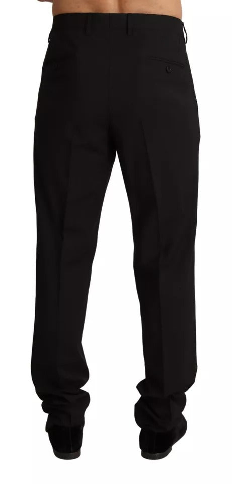 Dolce & Gabbana Black Dress Formal Skinny Pants Dolce & Gabbana