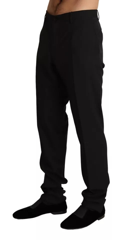 Dolce & Gabbana Black Dress Formal Skinny Pants Dolce & Gabbana