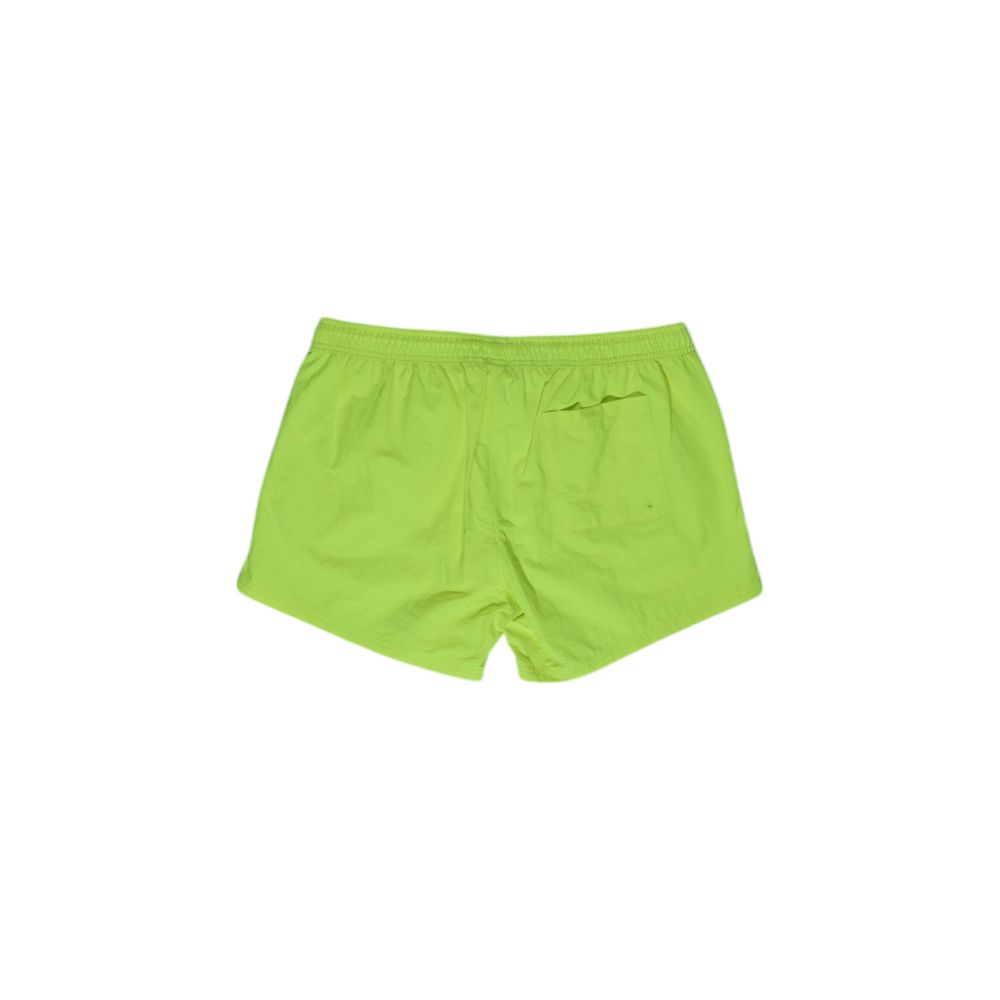 Hamaki-Ho Yellow Polyester Swim Short