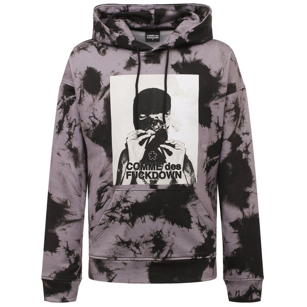 Comme Des Fuckdown Gray Cotton Sweater Comme Des Fuckdown