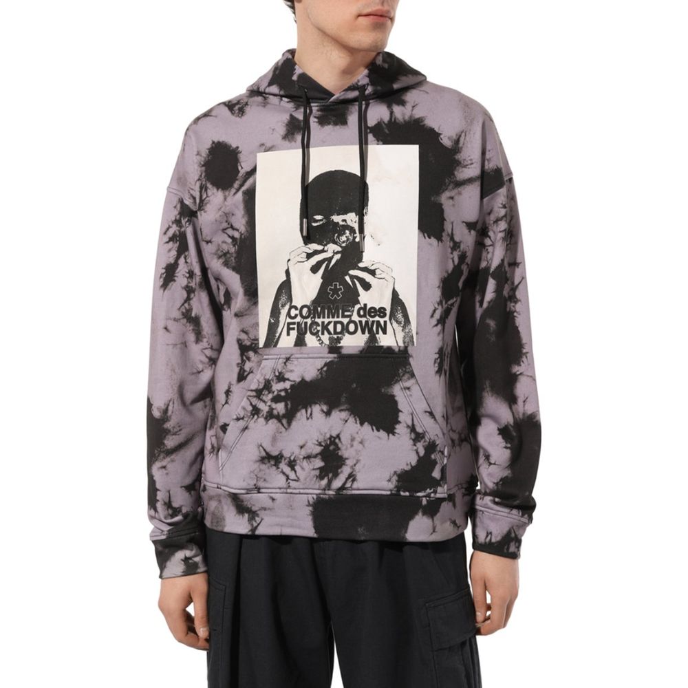 Comme Des Fuckdown Gray Cotton Sweater Comme Des Fuckdown